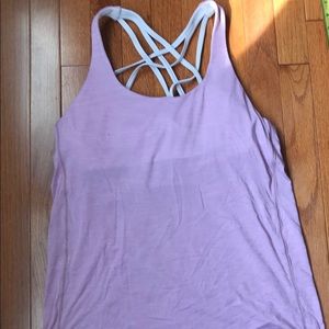 Lululemon Tank With Bra - Size 8